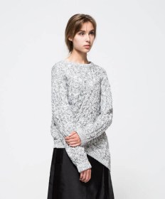 SATIN-TRIMMED STRETCH-WOOL PENCIL